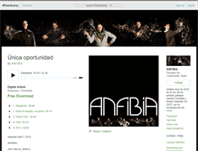 Tablet Screenshot of anfibia.bandcamp.com