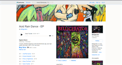 Desktop Screenshot of belligerator.bandcamp.com