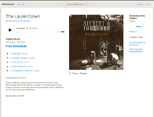 Tablet Screenshot of alchemyandthequeen.bandcamp.com