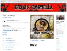 Tablet Screenshot of diegosumbrella.bandcamp.com