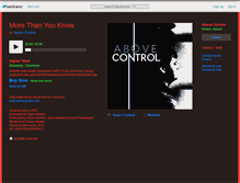 Tablet Screenshot of abovecontrol.bandcamp.com