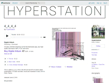 Tablet Screenshot of hyperstation.bandcamp.com