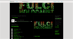 Desktop Screenshot of fulciholocaust.bandcamp.com