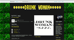 Desktop Screenshot of drunkwoman.bandcamp.com