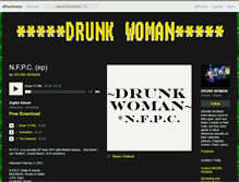 Tablet Screenshot of drunkwoman.bandcamp.com