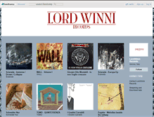 Tablet Screenshot of lordwinnirecords.bandcamp.com