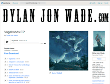 Tablet Screenshot of dylanjonwade.bandcamp.com