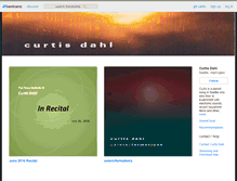 Tablet Screenshot of curtisdahl.bandcamp.com