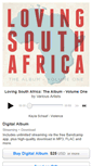 Mobile Screenshot of lovingsouthafrica.bandcamp.com