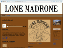 Tablet Screenshot of lonemadrone.bandcamp.com