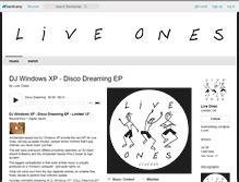 Tablet Screenshot of liveones.bandcamp.com
