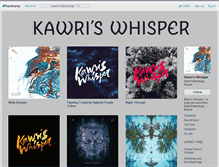 Tablet Screenshot of kawriswhisper.bandcamp.com