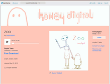 Tablet Screenshot of honeydigital.bandcamp.com