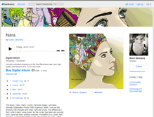 Tablet Screenshot of malinekstrand.bandcamp.com