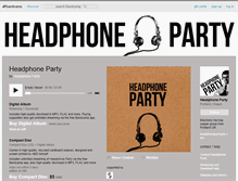 Tablet Screenshot of headphoneparty.bandcamp.com