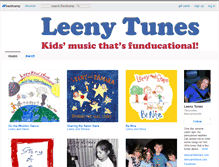 Tablet Screenshot of leenytunes.bandcamp.com