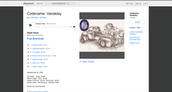 Desktop Screenshot of codenamevandelay.bandcamp.com