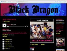 Tablet Screenshot of blackdragon.bandcamp.com