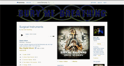 Desktop Screenshot of burymebreathing.bandcamp.com