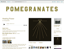 Tablet Screenshot of pomegranatesart.bandcamp.com