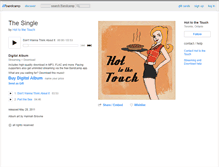 Tablet Screenshot of hottothetouch.bandcamp.com