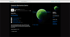 Desktop Screenshot of galacticmechanics.bandcamp.com