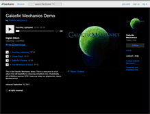 Tablet Screenshot of galacticmechanics.bandcamp.com