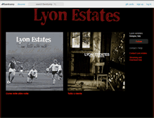 Tablet Screenshot of lyon-estates.bandcamp.com