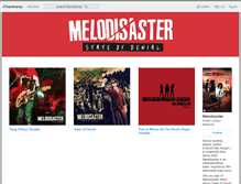 Tablet Screenshot of melodisaster.bandcamp.com