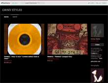 Tablet Screenshot of grimystyles.bandcamp.com