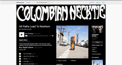 Desktop Screenshot of colombiannecktie.bandcamp.com