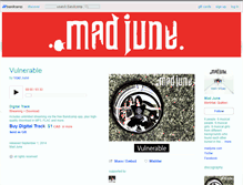 Tablet Screenshot of madjune.bandcamp.com