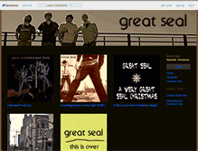 Tablet Screenshot of greatseal.bandcamp.com