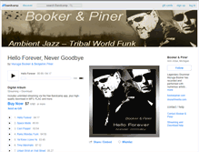 Tablet Screenshot of bookerpiner.bandcamp.com