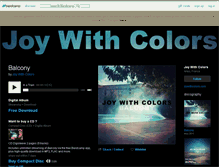 Tablet Screenshot of joywithcolors.bandcamp.com