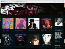 Tablet Screenshot of colonelred.bandcamp.com