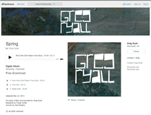 Tablet Screenshot of gregryall.bandcamp.com