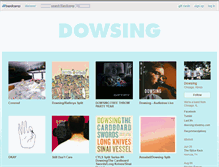 Tablet Screenshot of dowsing.bandcamp.com