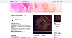 Desktop Screenshot of goodnightgolddust.bandcamp.com