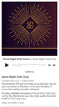 Mobile Screenshot of goodnightgolddust.bandcamp.com