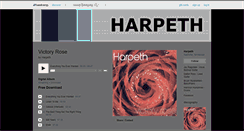 Desktop Screenshot of harpeth.bandcamp.com