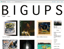 Tablet Screenshot of bigups.bandcamp.com