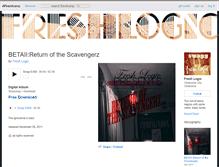 Tablet Screenshot of freshlogic.bandcamp.com