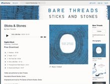 Tablet Screenshot of barethreads.bandcamp.com