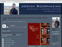 Tablet Screenshot of josiahboornazian.bandcamp.com