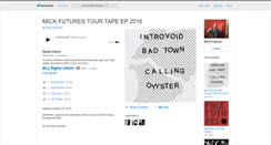 Desktop Screenshot of mickfutures.bandcamp.com