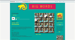 Desktop Screenshot of bigwords.bandcamp.com