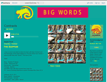 Tablet Screenshot of bigwords.bandcamp.com