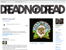 Tablet Screenshot of dreadnodread.bandcamp.com