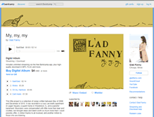 Tablet Screenshot of gladfanny.bandcamp.com
